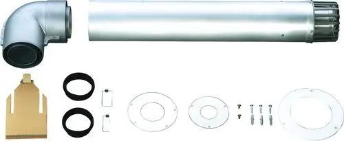 Bosch-Abgaszubehoer-AZ-350-Grundzubehoer-waagerecht-L:600-mm-7719002455 gallery number 1